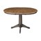 International Concepts Round 36 in Rd top ped table, 12 in leaf, 30.1 inh, dining Height, Hickory/Washed Coal, 36 W, 48 L K45-36RXT-27B - alternate 3